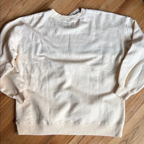 Celandine S/M Chasing Sunsets Cream Graphic Oversized Sweatshirt - Picture 5 of 5